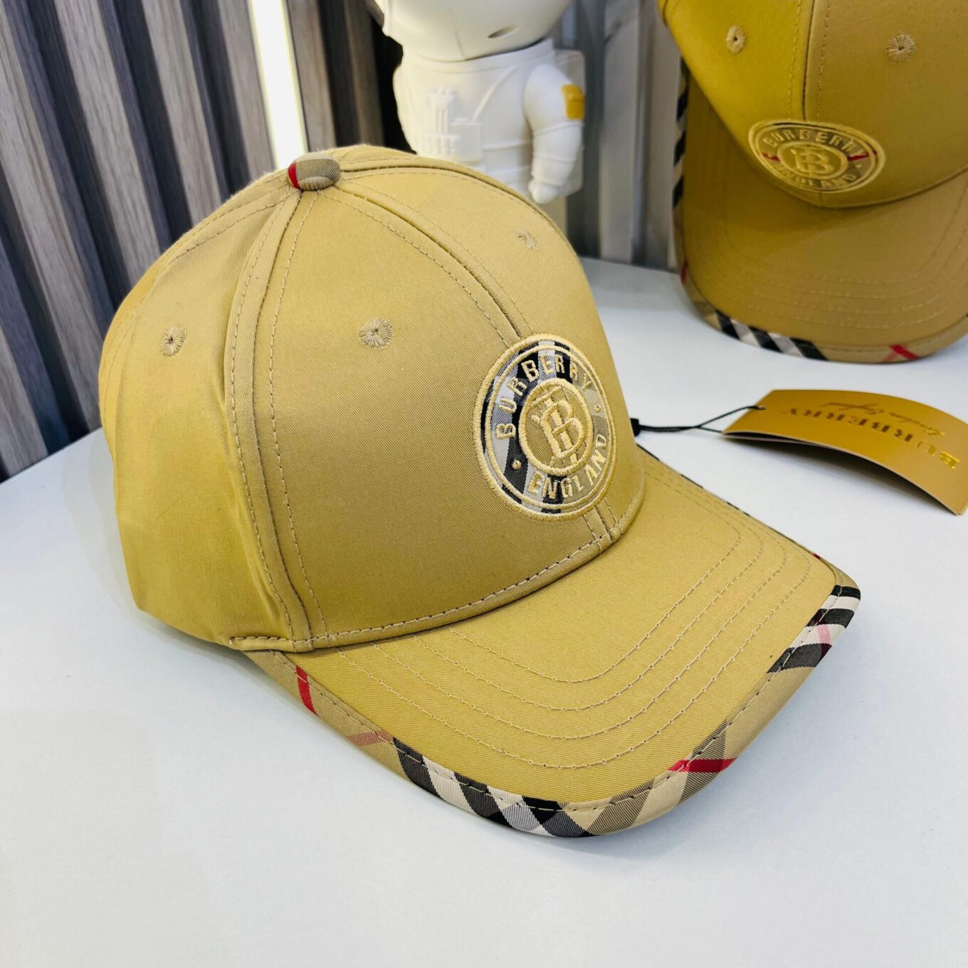 Burberry Khaki Signature Baseball Cap