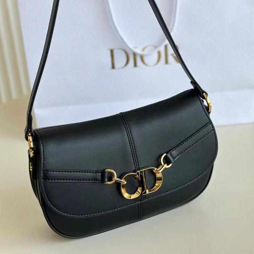 Christian Dior Besace Black Sling Bag (With Box)