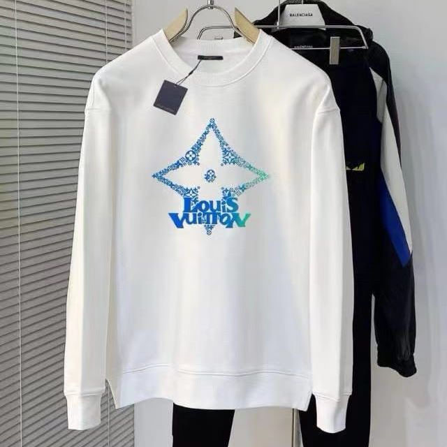 Louis Vuitton Flower White Sweatshirt