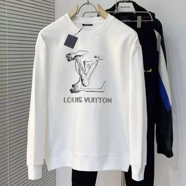 WhatsApp Image 2025-01-04 at 12.43.52 AM Louis Vuitton Halloween White Sweatshirt
