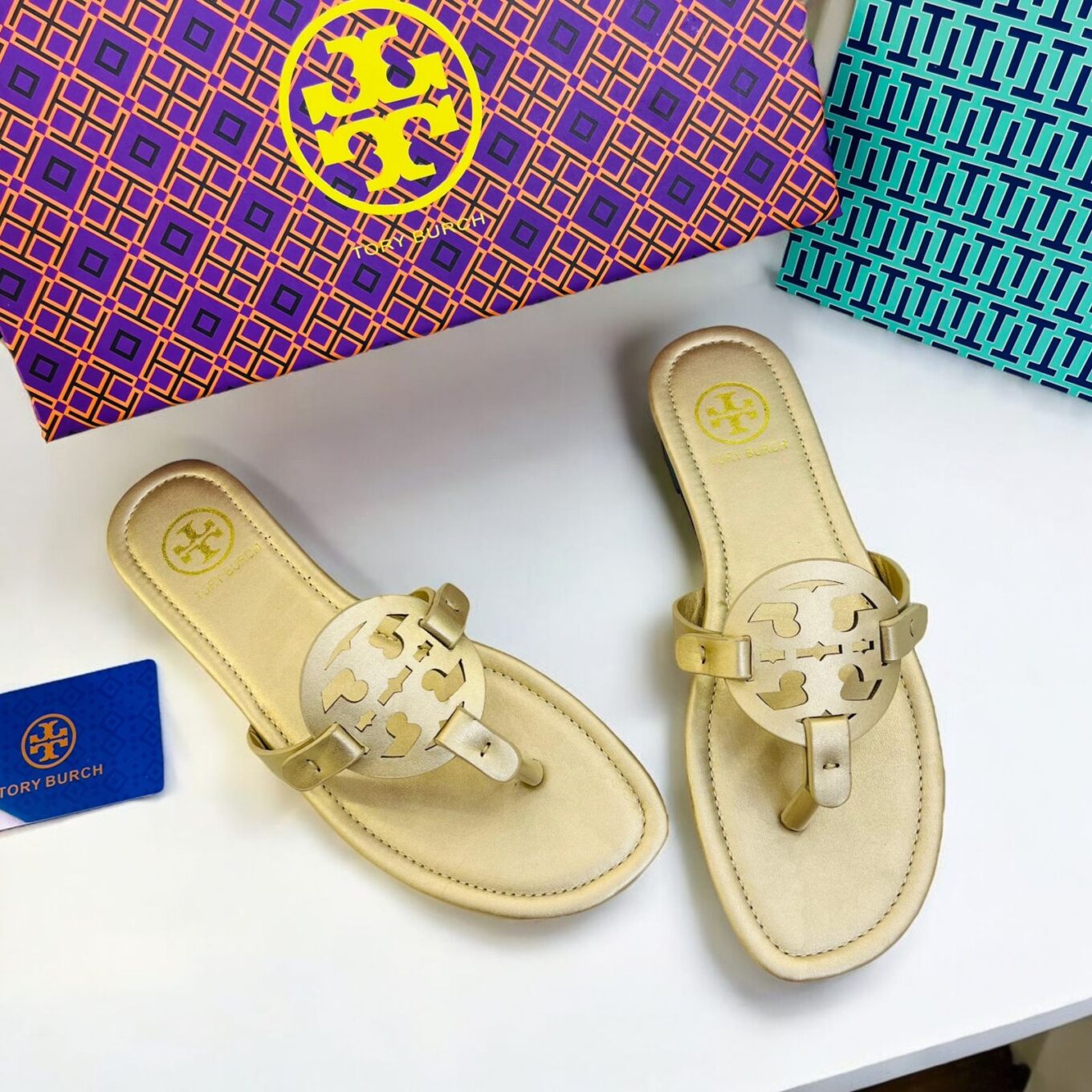 WhatsApp Image 2025-01-18 at 6.08.58 PM Tory Burch Miller Golden Slip On Flat