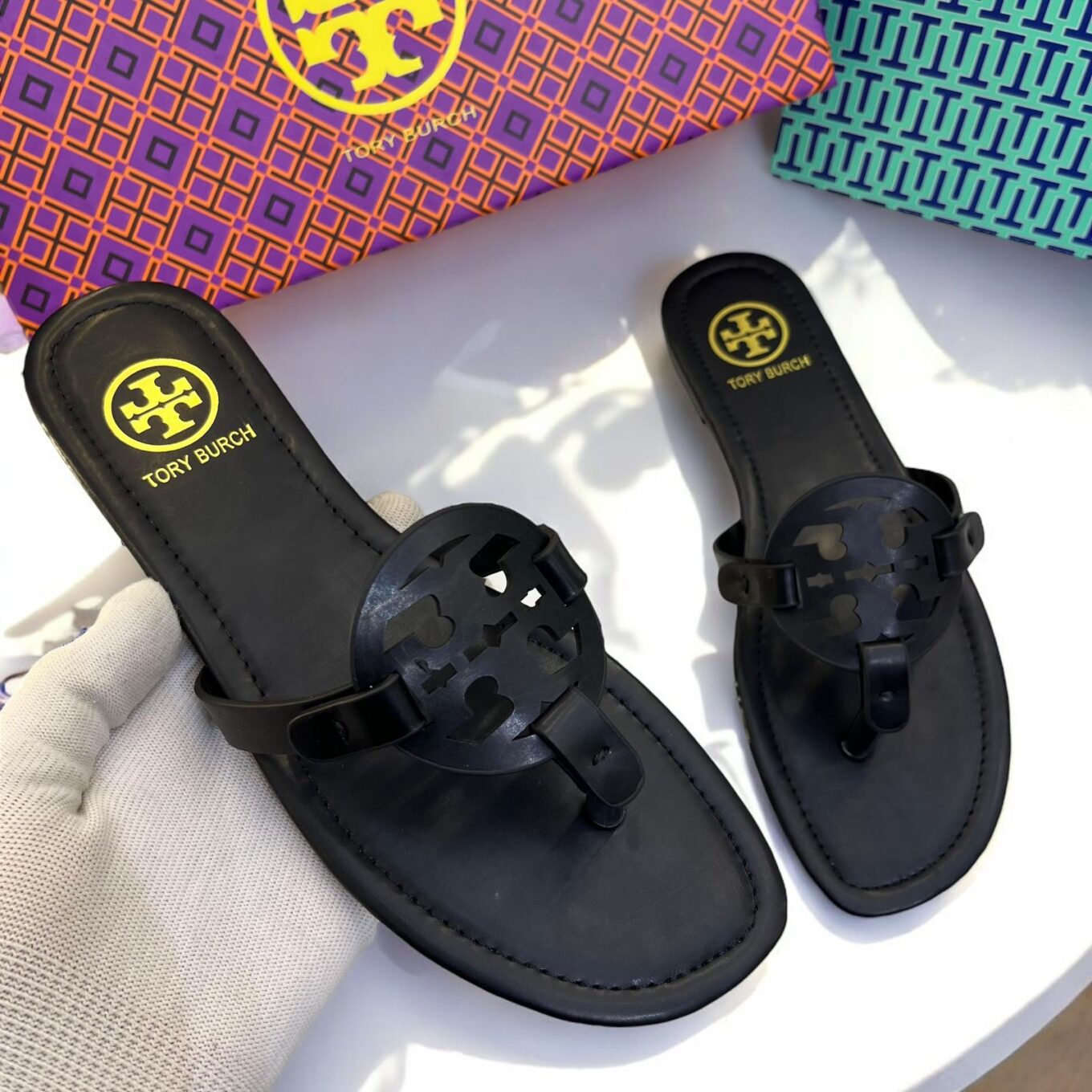 WhatsApp Image 2025-01-18 at 6.22.37 PM Tory Burch Miller Black Slip On Flat