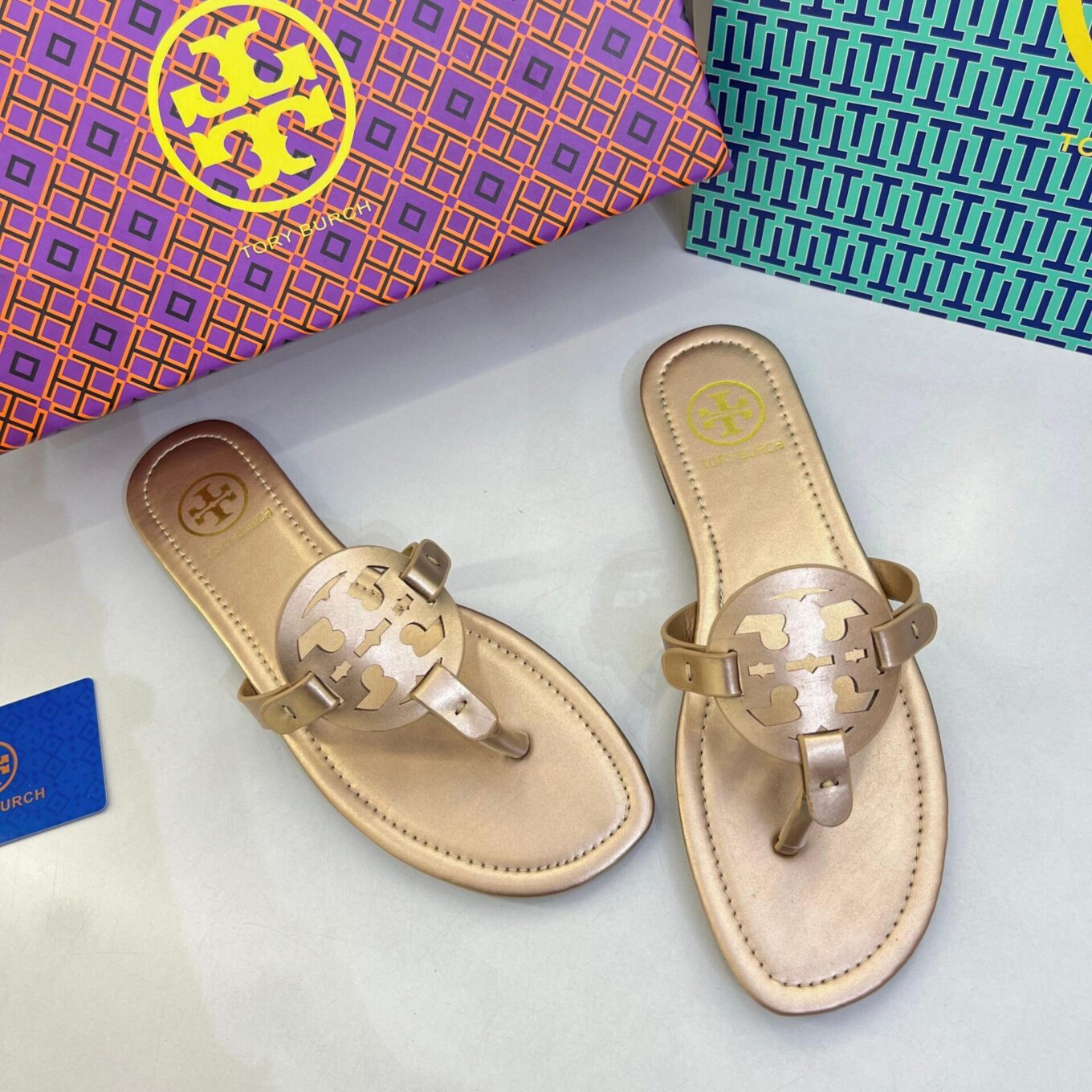 WhatsApp Image 2025-01-18 at 6.30.34 PM Tory Burch Miller Rosegold Slip On Flat