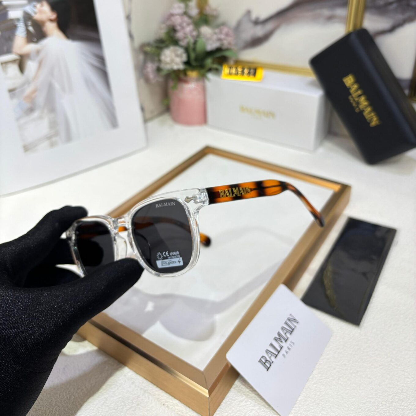 Balmain Polarized Wayfarer For Men