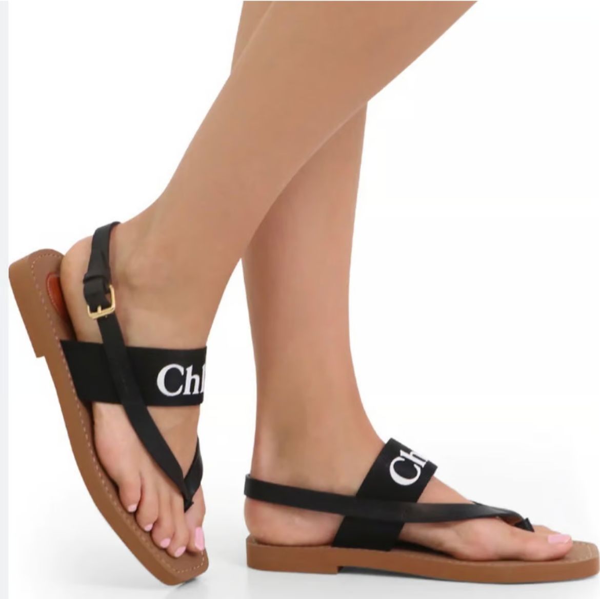 WhatsApp Image 2025-02-18 at 5.59.33 PM Chloe Woody Black Thong Sandal For Women