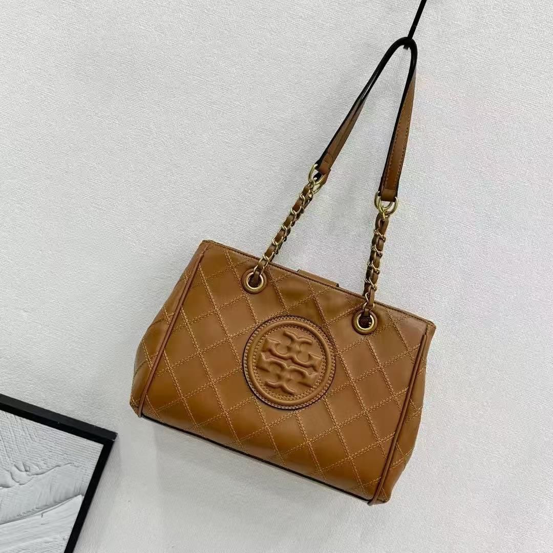 WhatsApp Image 2025-02-20 at 12.31.23 PM Tory Burch Fleming Brown Medium Tote Bag