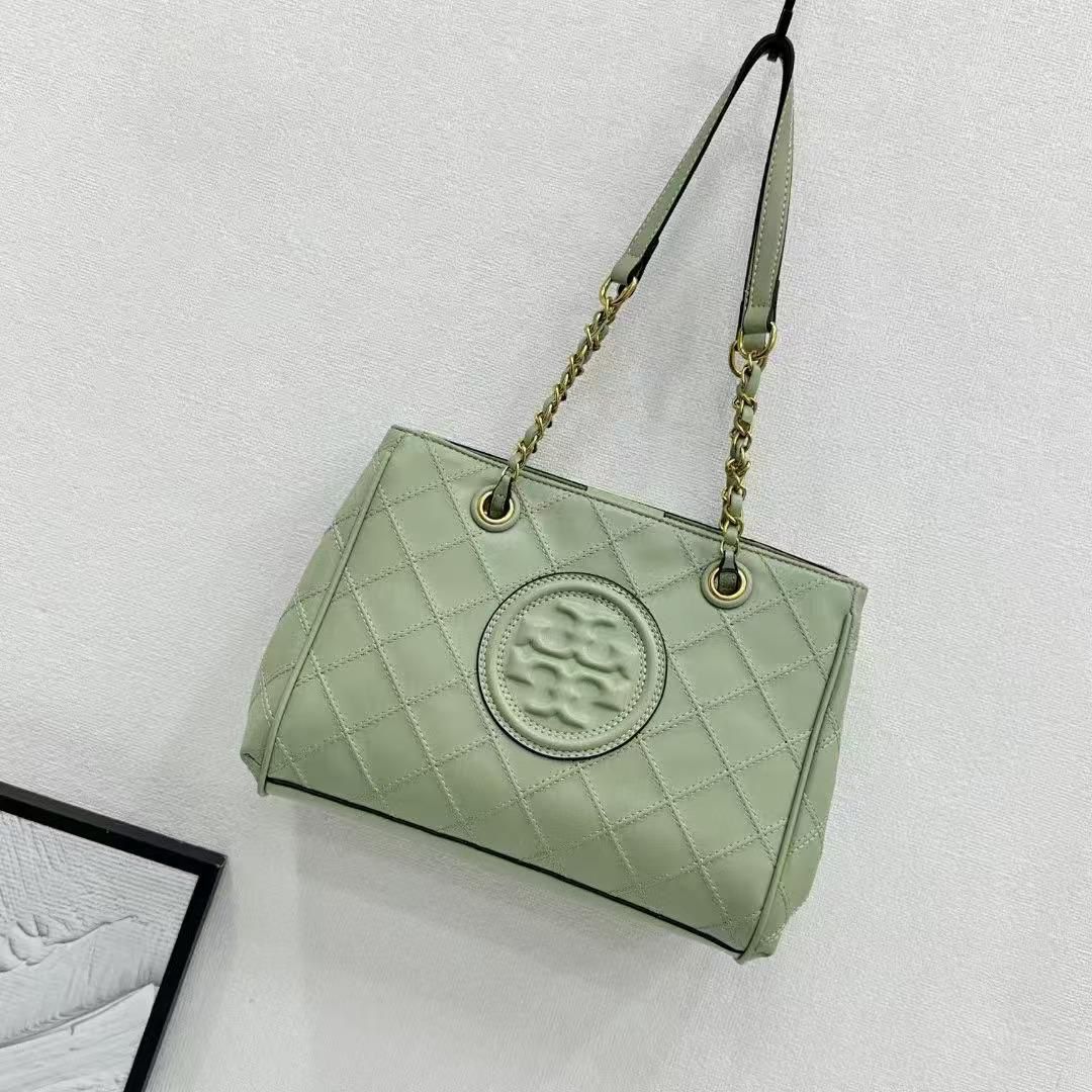 WhatsApp Image 2025-02-20 at 12.32.45 PM Tory Burch Fleming Pastel Green Medium Tote Bag