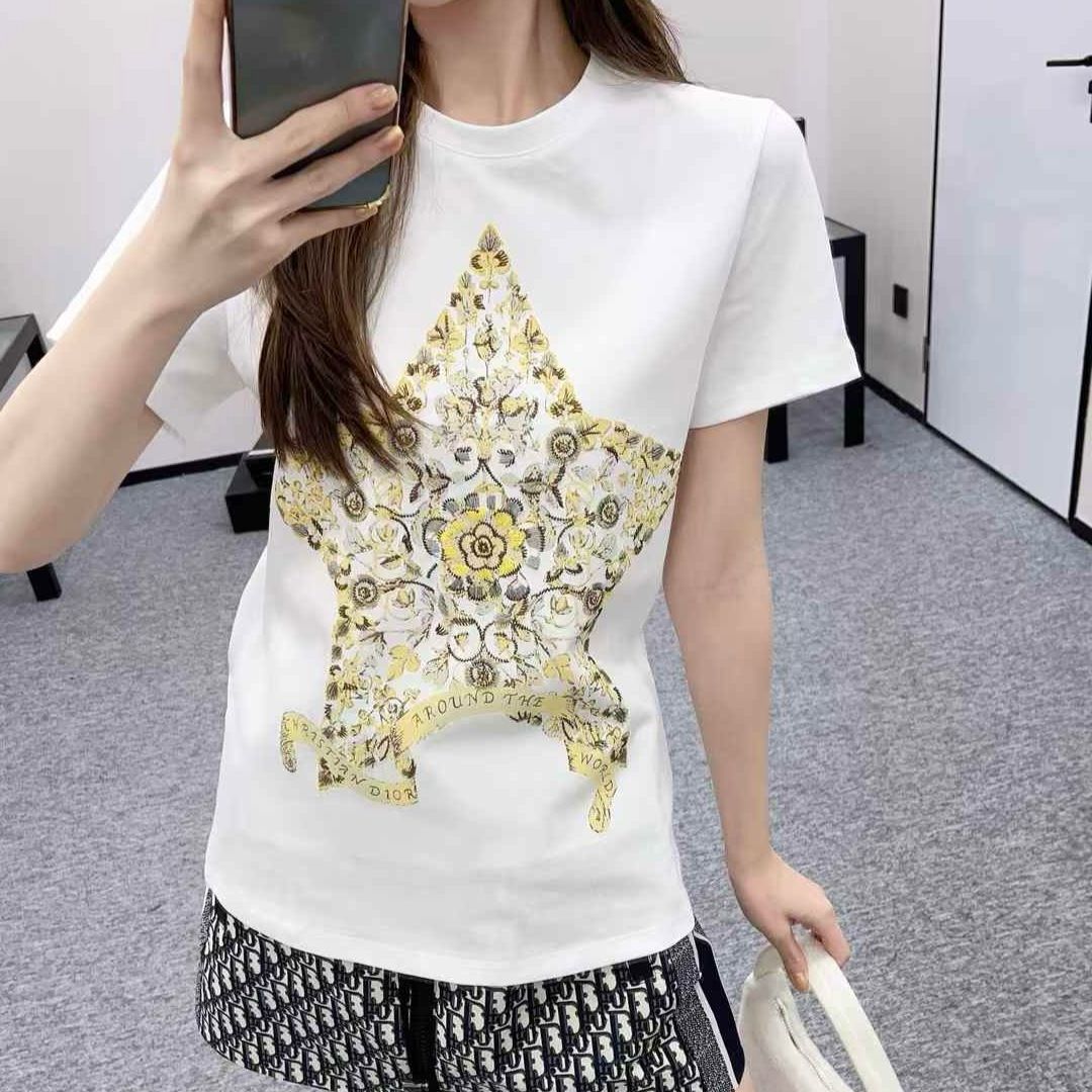 Christian Dior Monogram White T-shirt