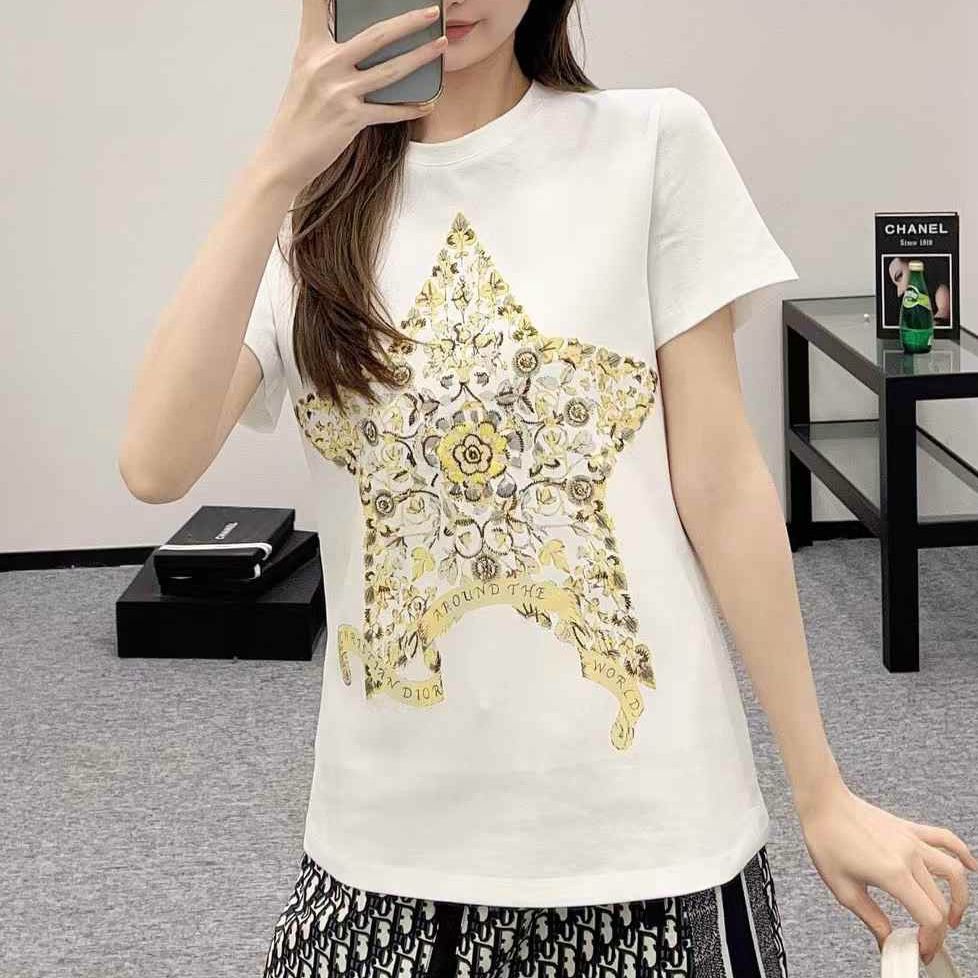 Christian Dior Monogram White T-shirt