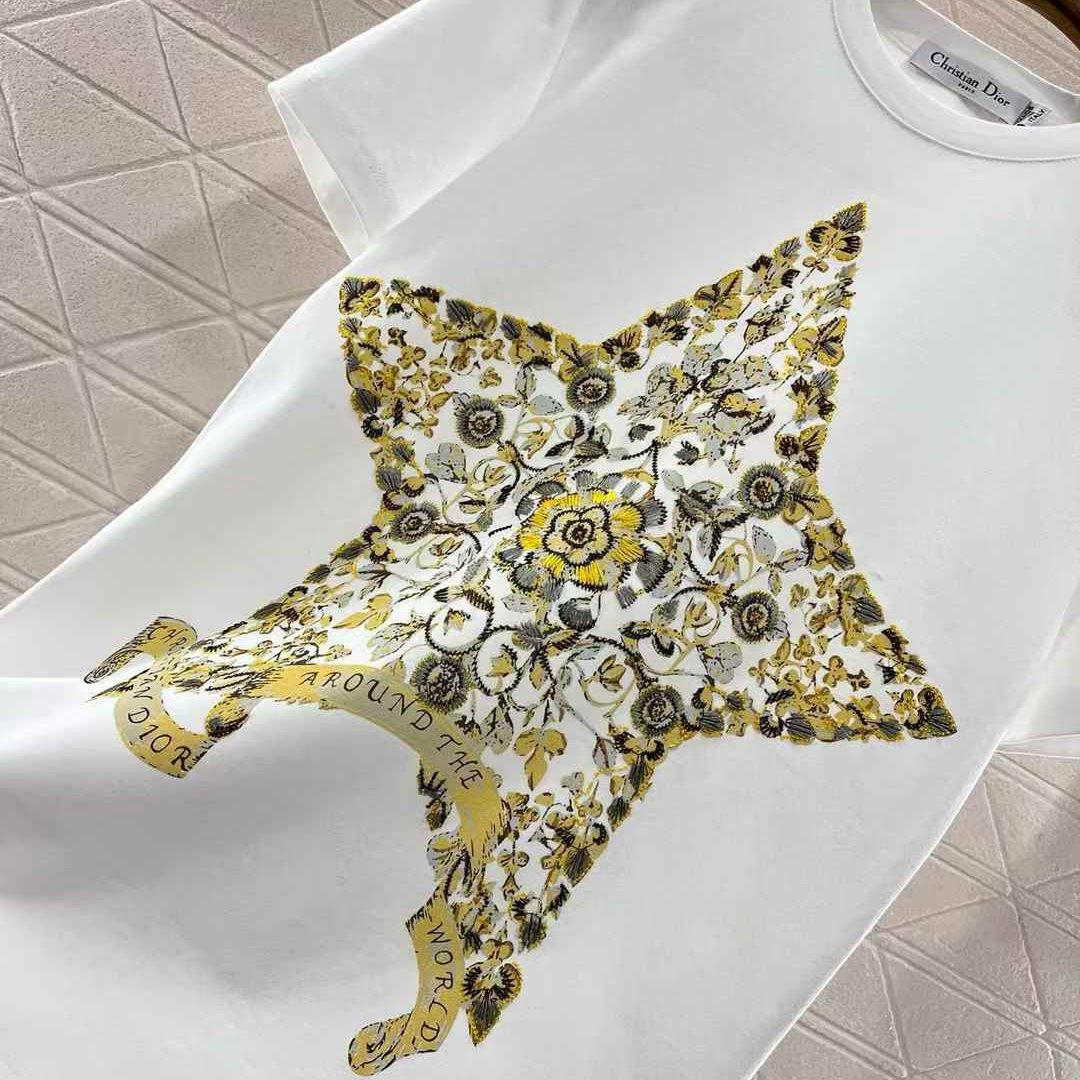 Christian Dior Monogram White T-shirt