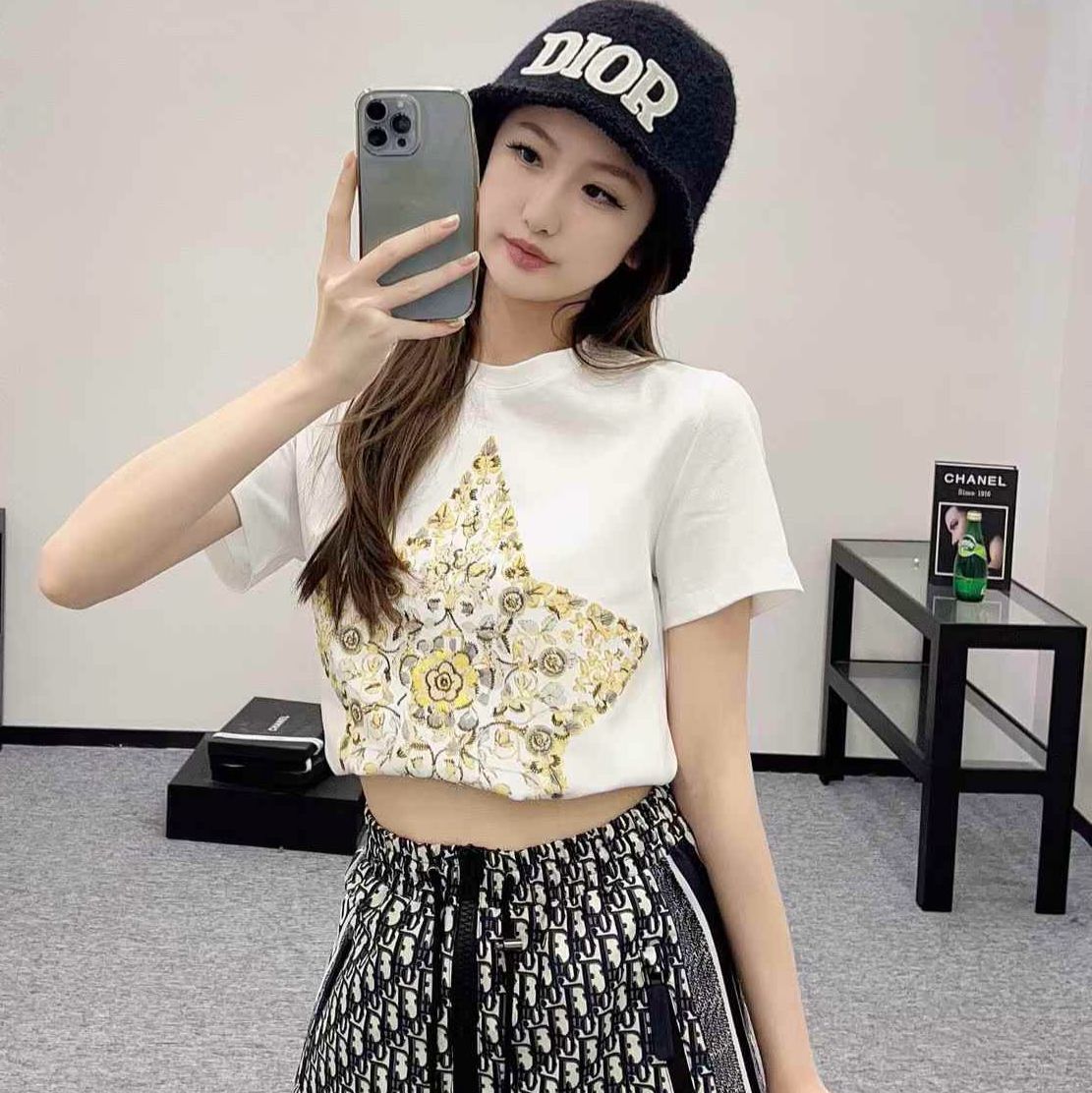 Christian Dior Monogram White T-shirt