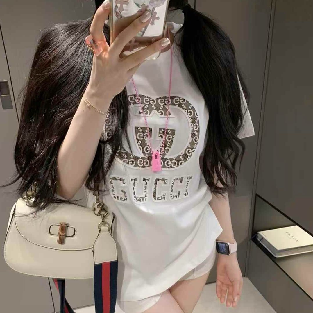 Gucci White Monogram T-shirt