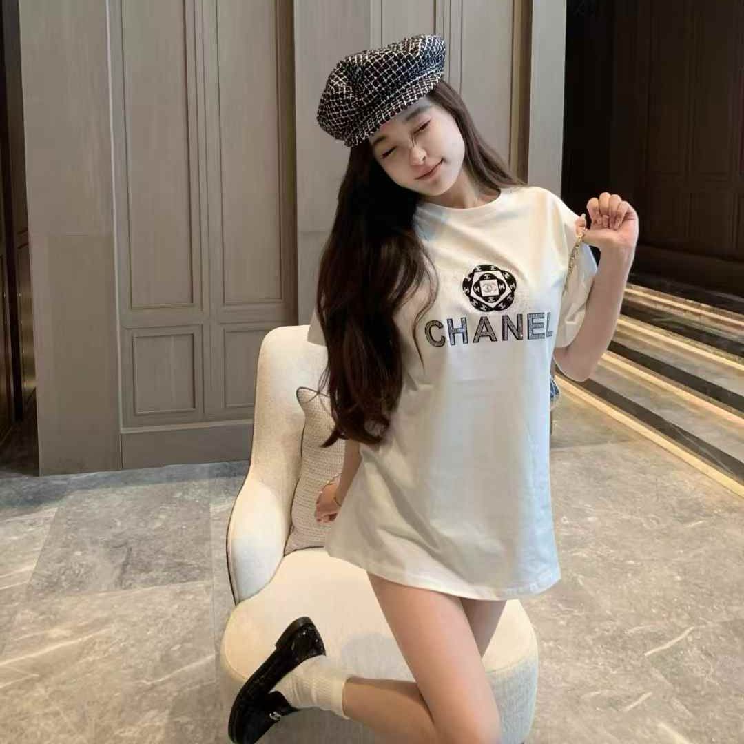 Chanel White Monogram T-shirt