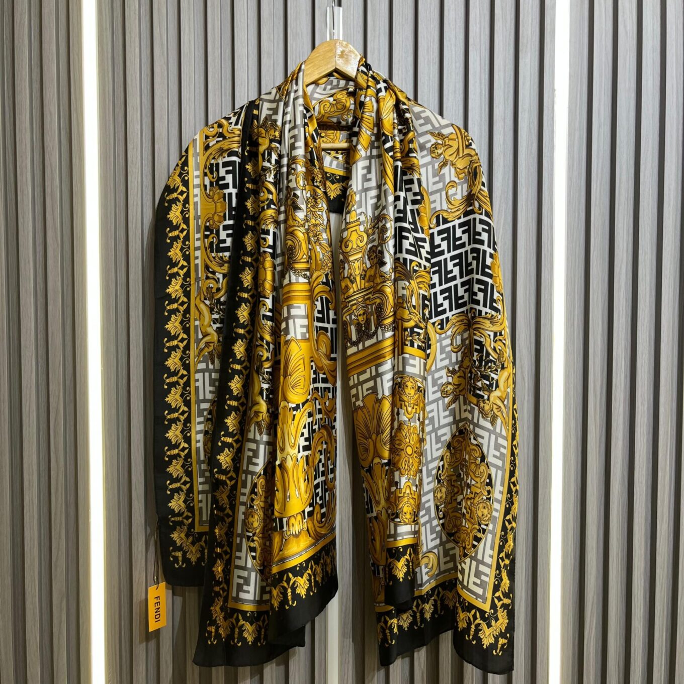 Fendi X Versace Silk Stole