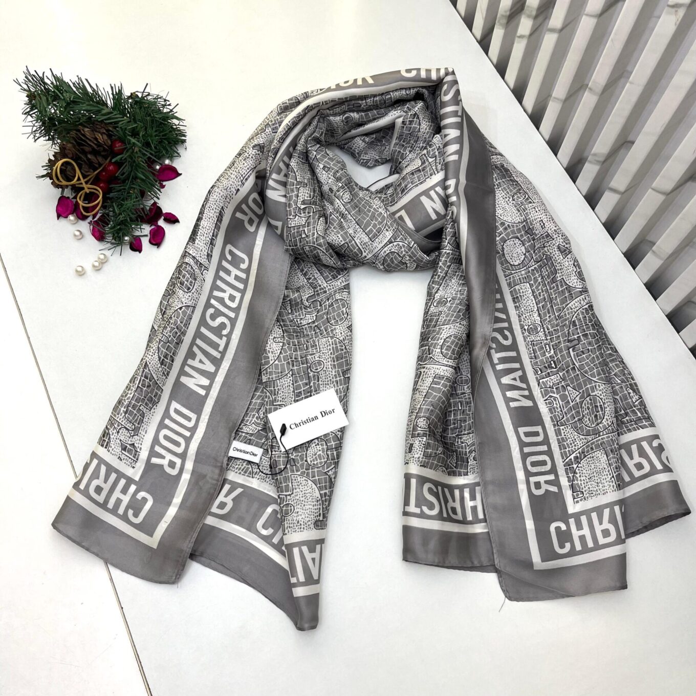 Christian Dior Silk Stole