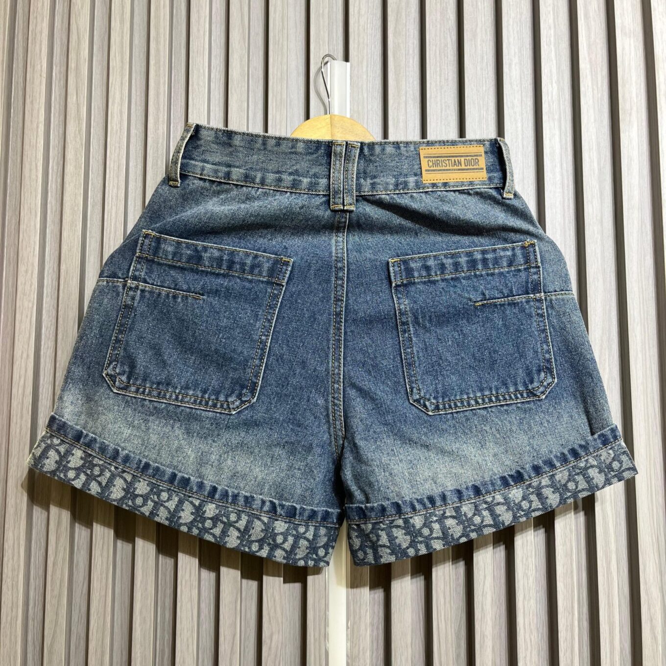 Dior Women's Blue Denim Shorts