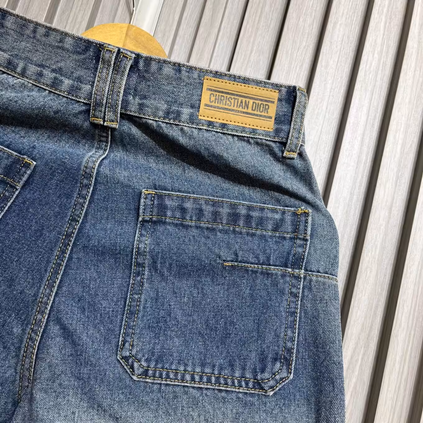 Dior Women's Blue Denim Shorts