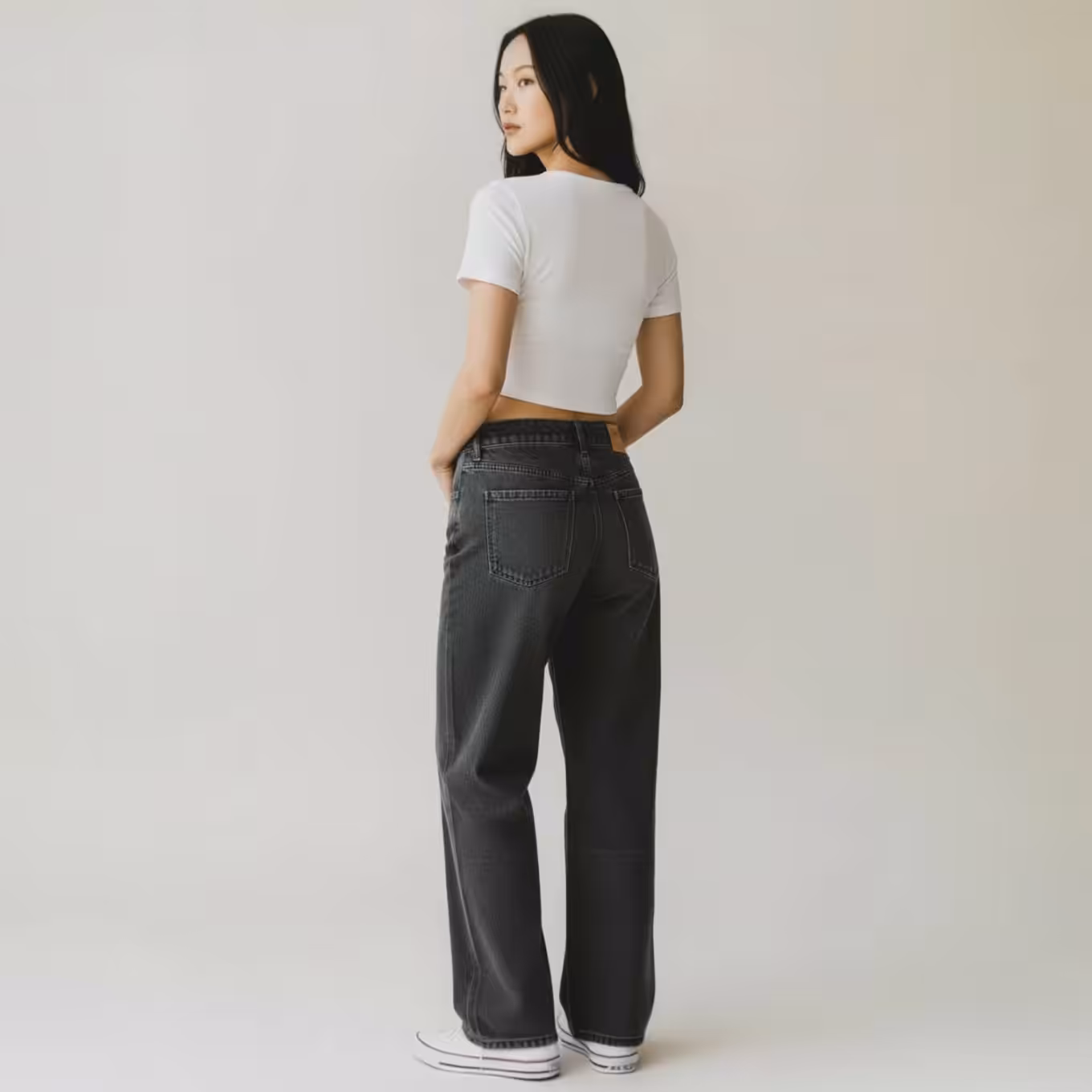 Loewe Black Relaxed Fit Denim For Women