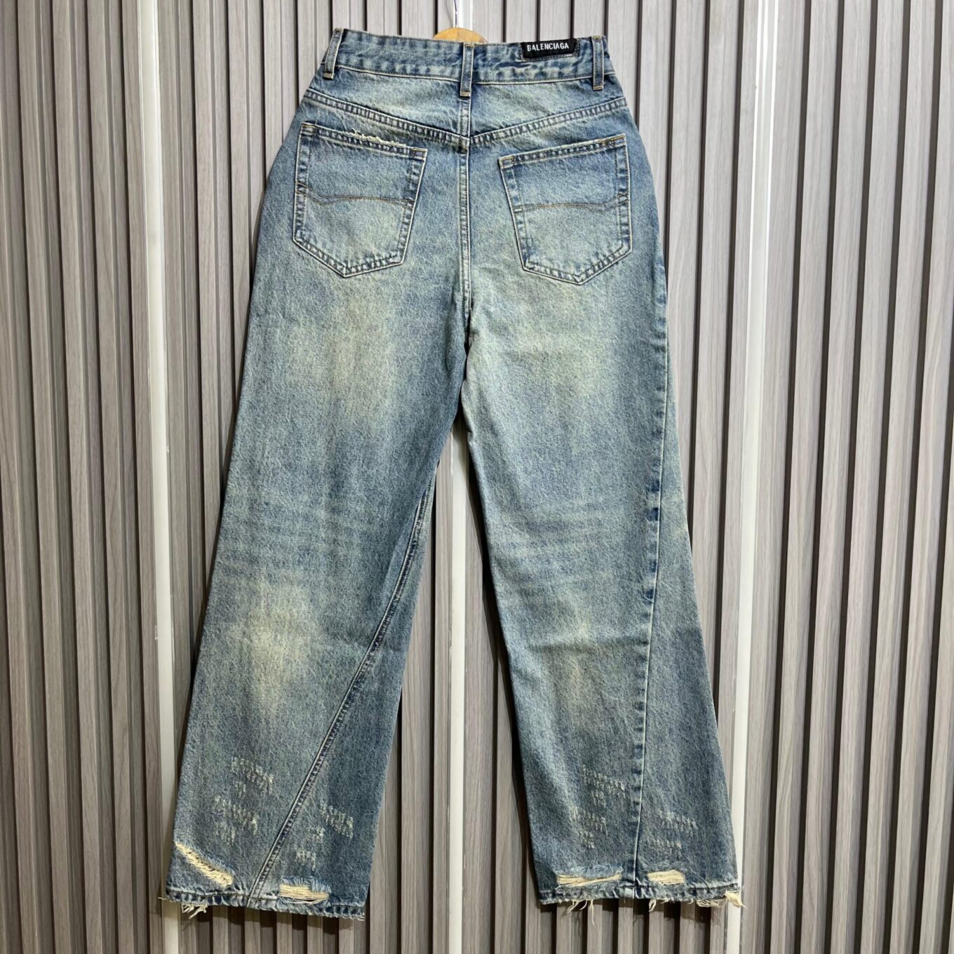 Balenciaga Relaxed Fit Bootcut Denim For Women