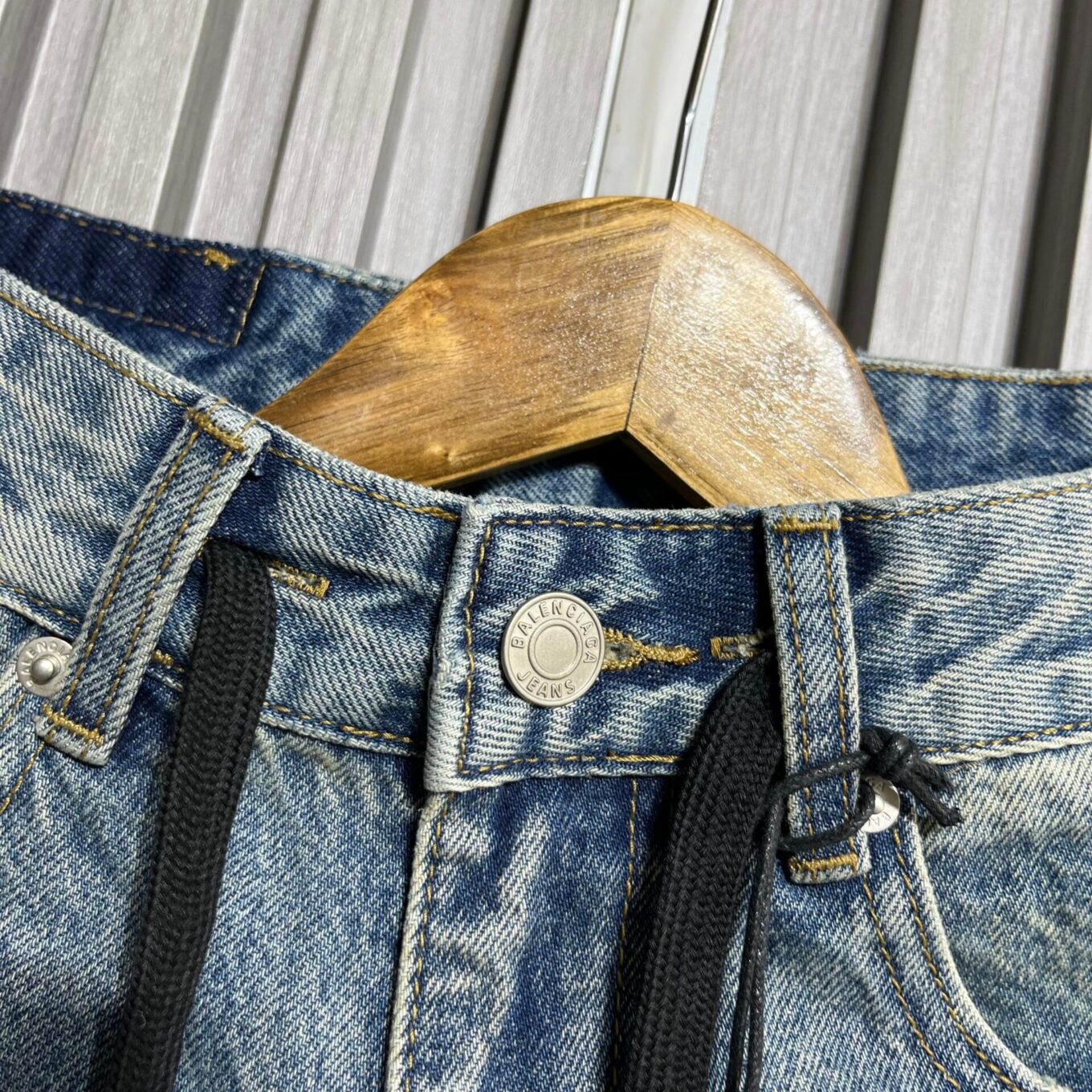 Balenciaga Relaxed Fit Bootcut Denim For Women