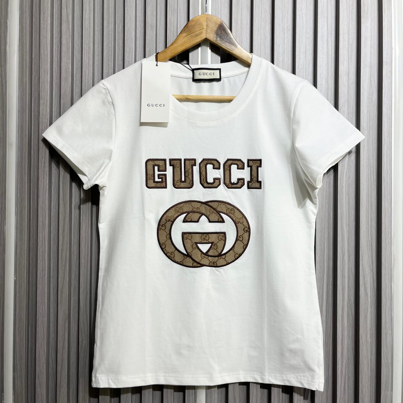 WhatsApp Image 2025-06-16 at 1.15.58 PM (1) Gucci White Monogram T-shirt For Women