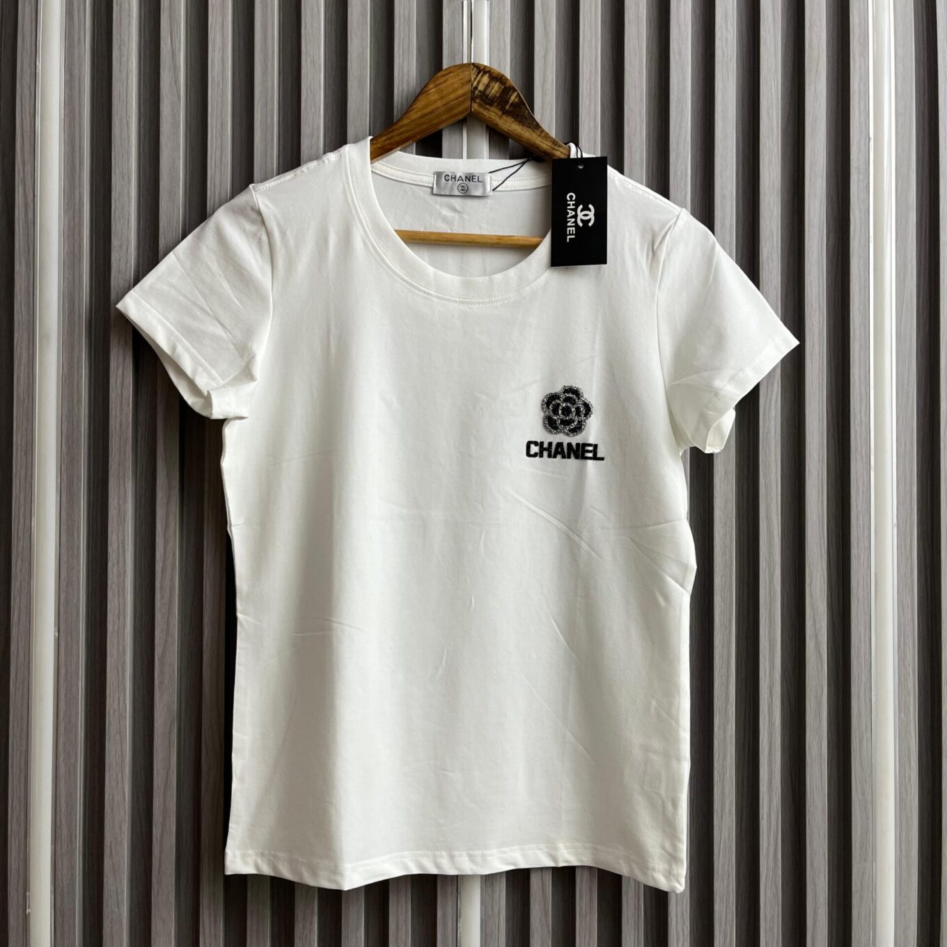 Chanel White Love Tshirt For Women