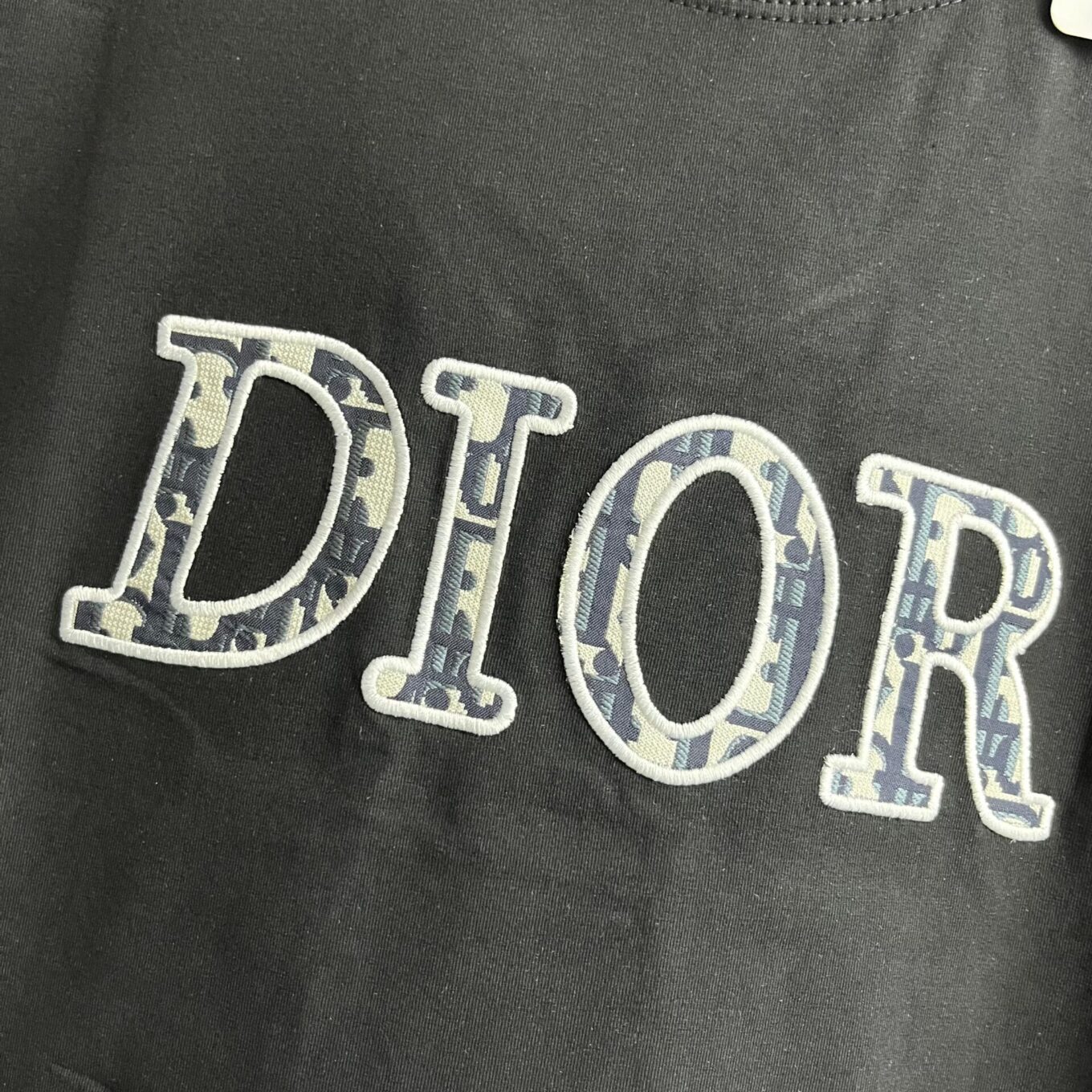 Dior Black Monogram T-shirt For Women