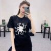 Loewe Octopus Black Oversized T-shirt  For Women