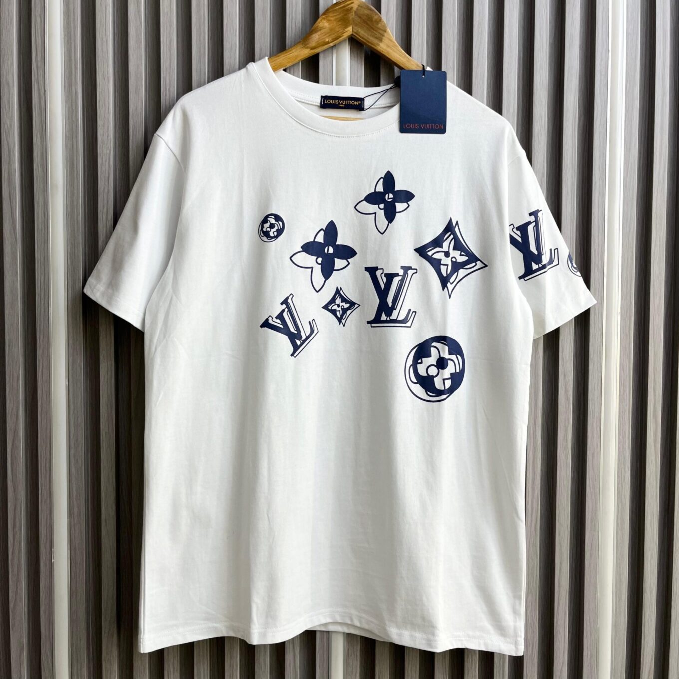 WhatsApp Image 2025-06-17 at 11.54.51 AM Louis Vuitton White Printed Oversized T-shirt For Women