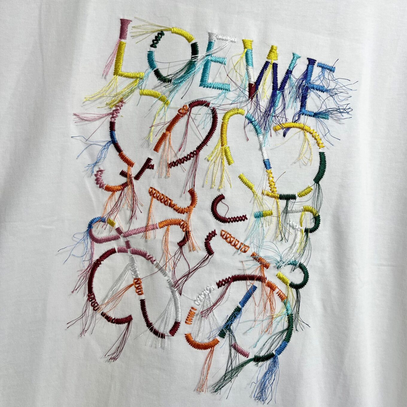 Loewe White Oversized T-shirt For Women