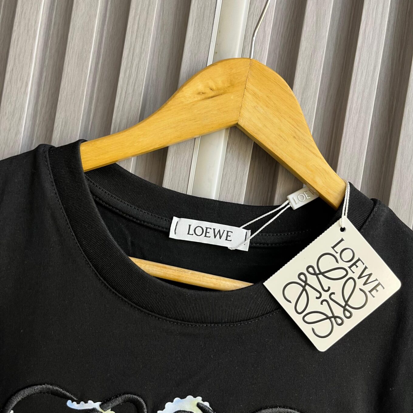 Loewe Octopus Black Oversized T-shirt  For Women