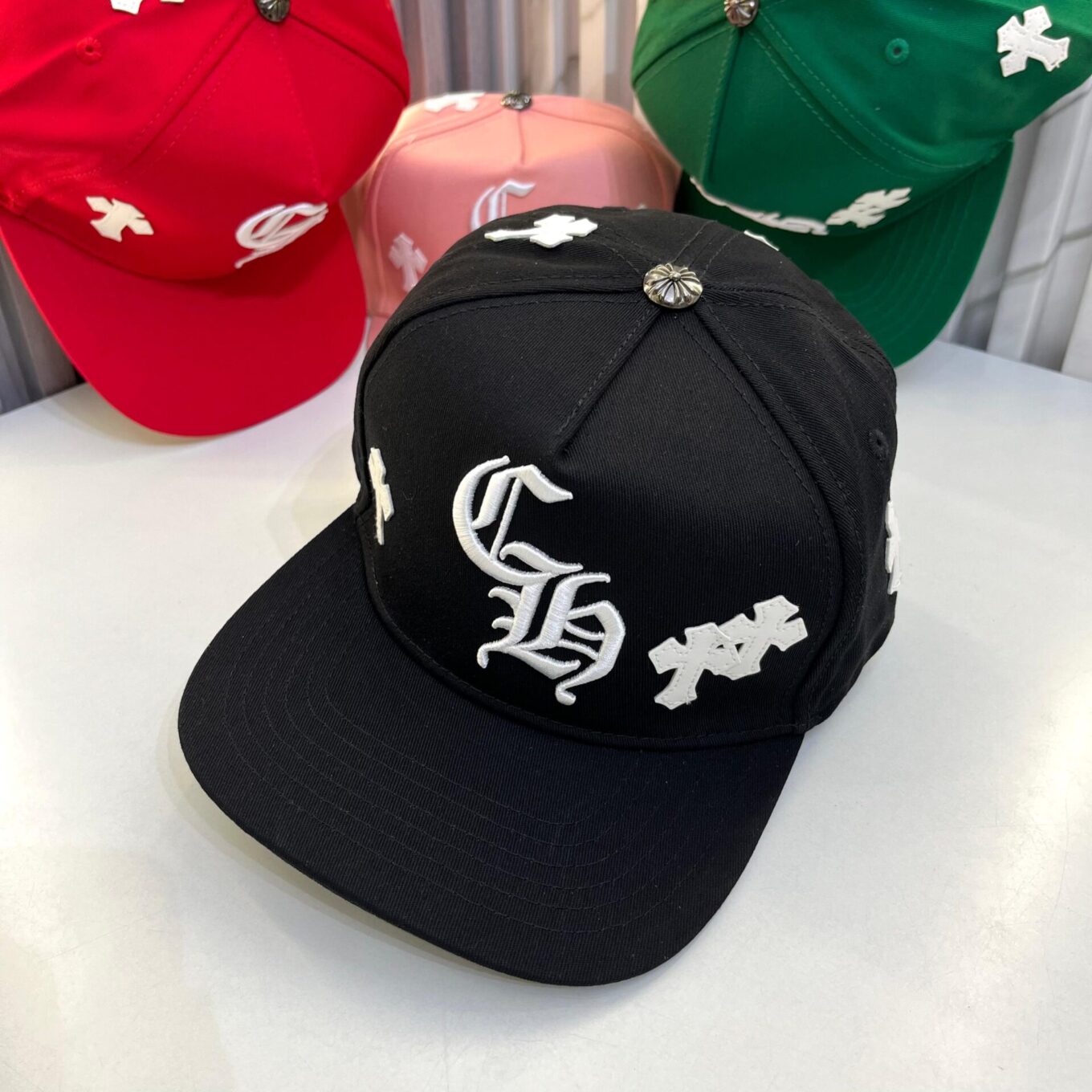 Chromeheart Black Baseball Cap