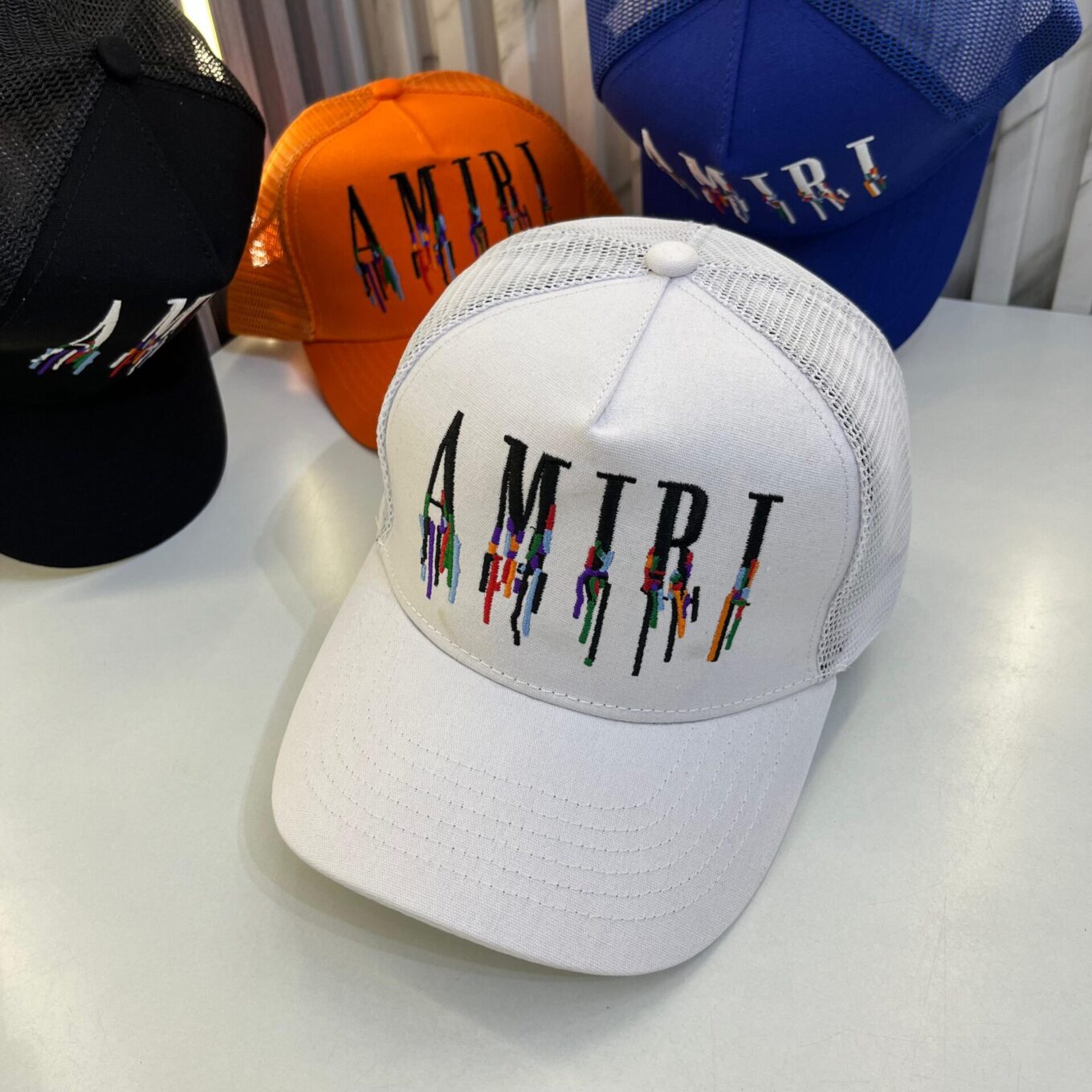Amiri White Baseball Cap