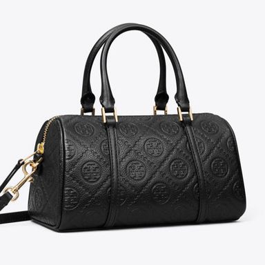 WhatsApp Image 2025-07-10 at 12.04.19 PM Tory Burch Jacquard Embossed Black Boston Bag