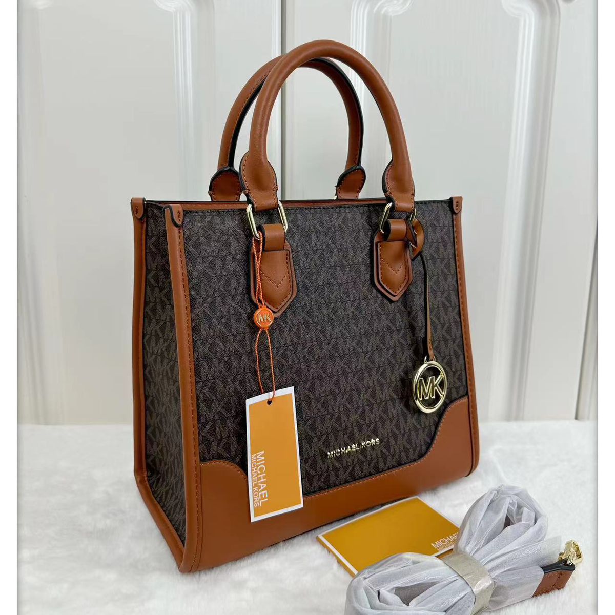 Michael Kors Mercer Coffee Brown Tote