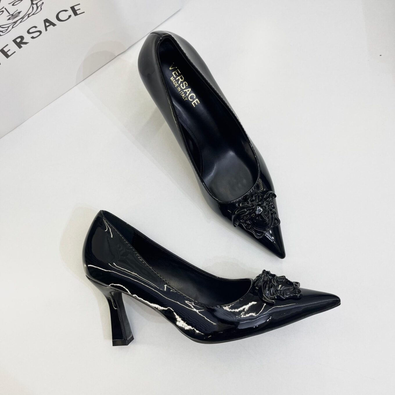 WhatsApp Image 2025-08-05 at 1.20.21 PM (2) Versace La Medusa Black Pump