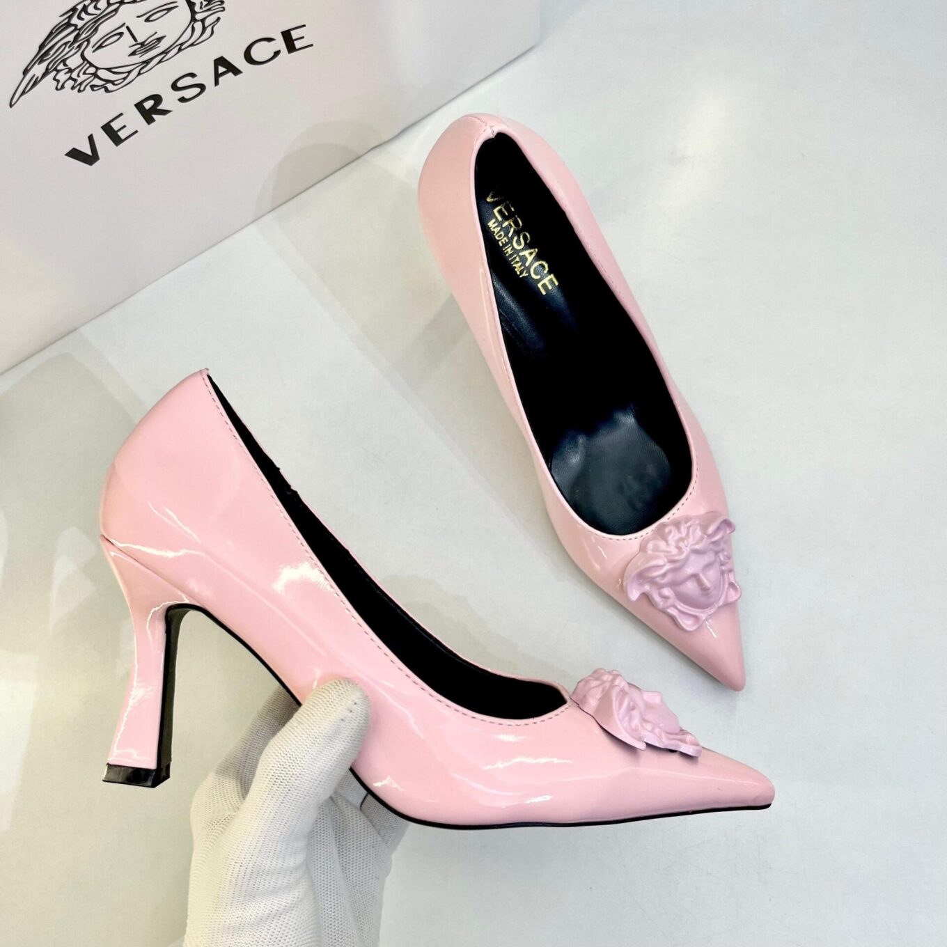 WhatsApp Image 2025-08-05 at 1.26.41 PM Versace La Medusa Pink Pump