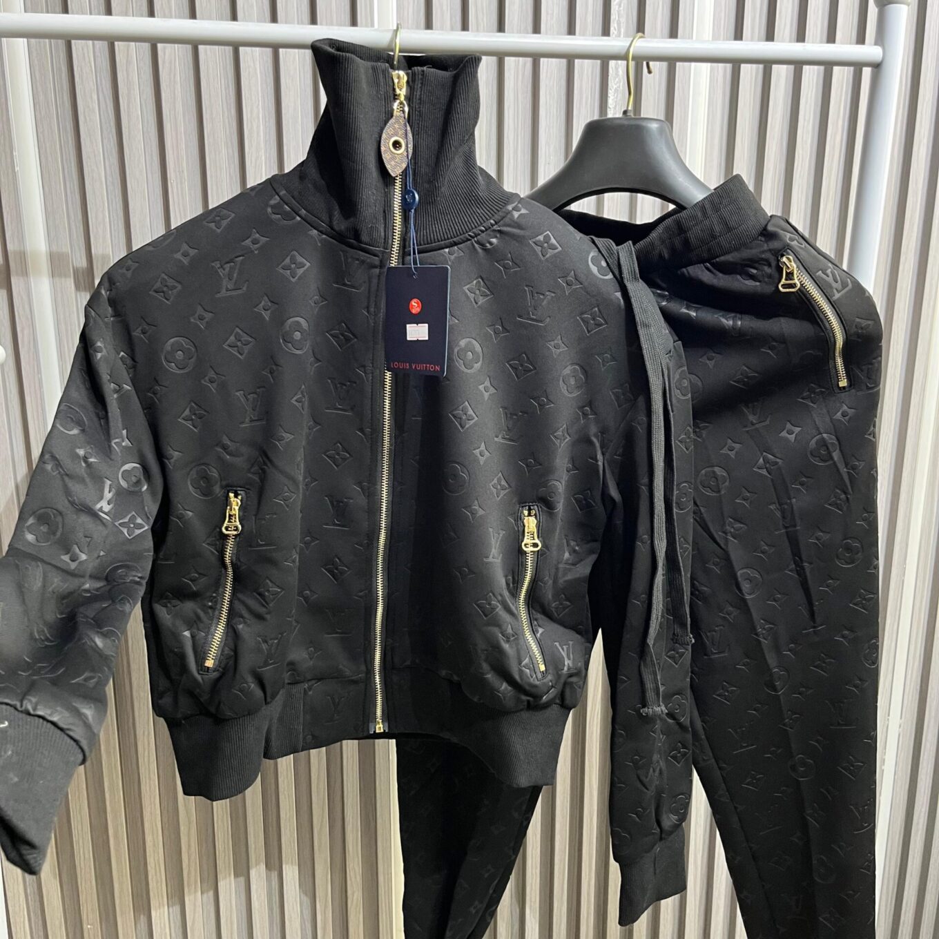 Louis Vuitton Black Monogram Tracksuit for Women