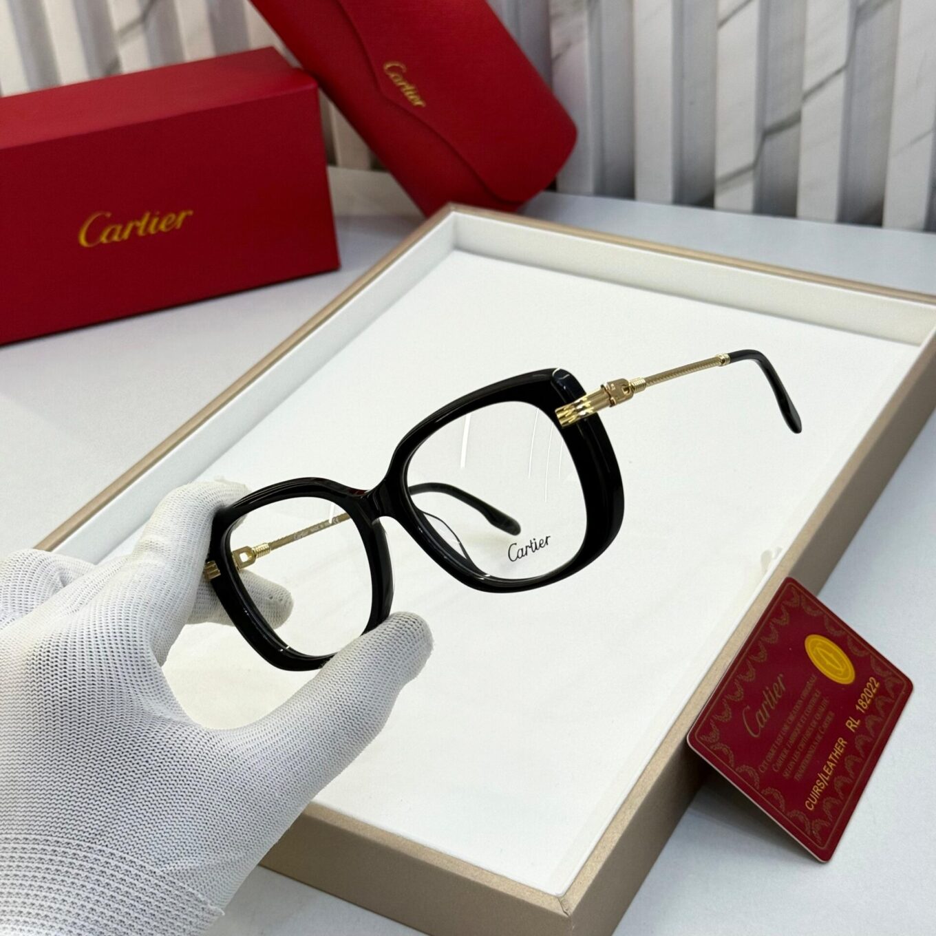 WhatsApp Image 2025-08-17 at 2.30.08 PM (1) Cartier Square Black Optical Frame