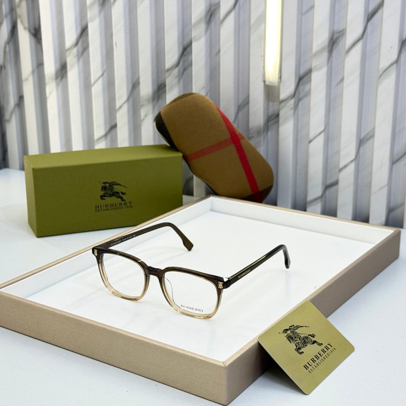 Burberry TB Classic Square Eyeglasses