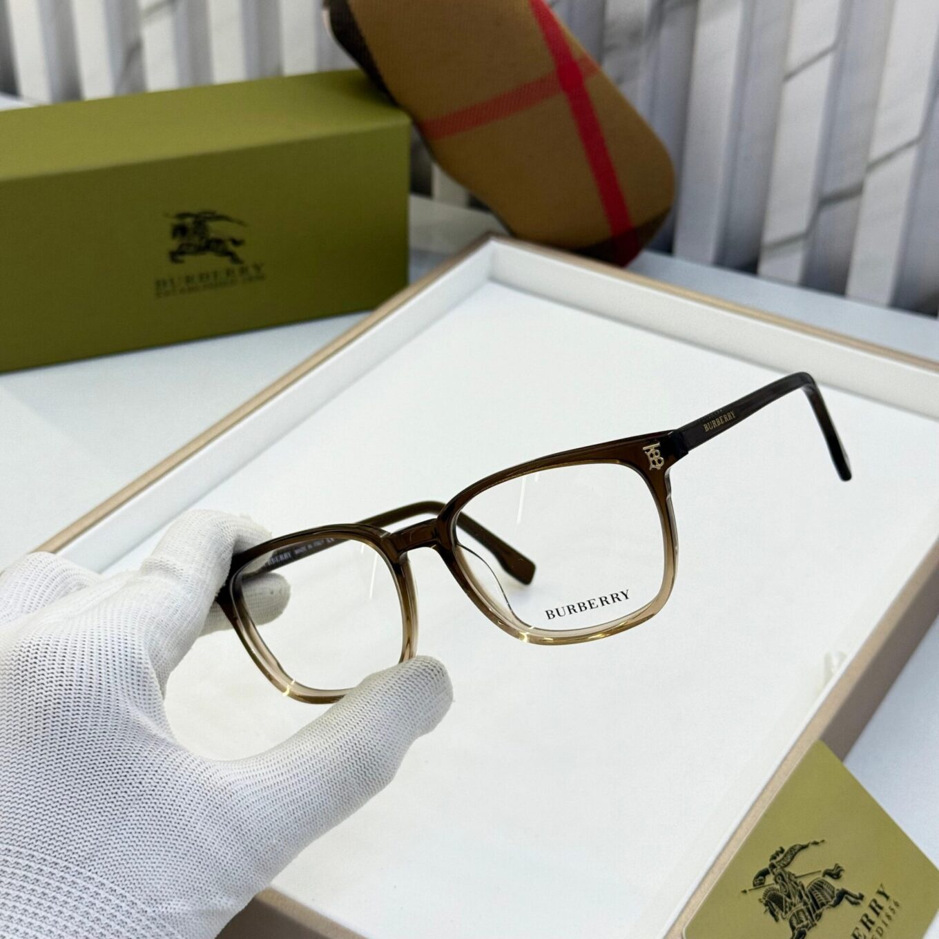 Burberry TB Classic Square Eyeglasses