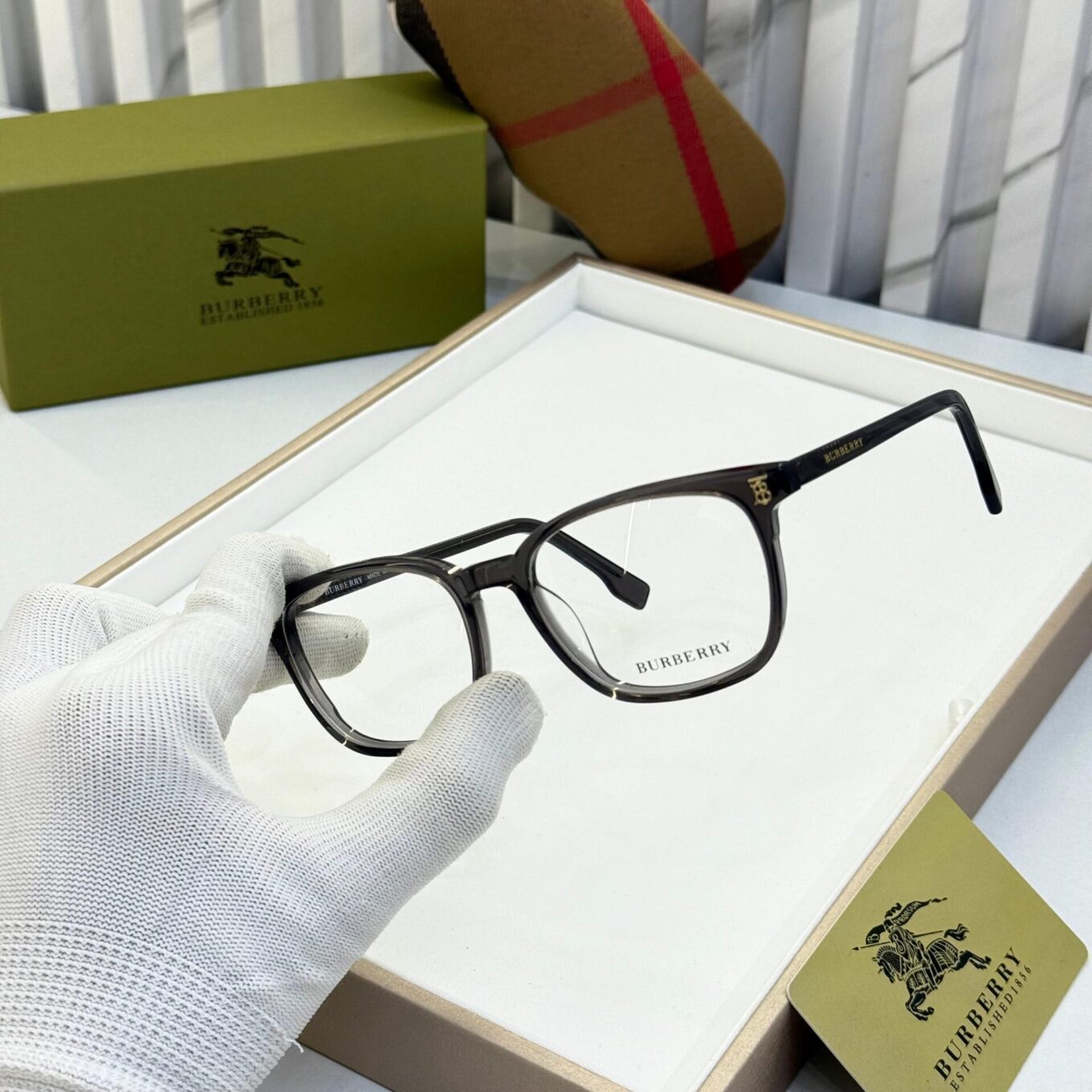 Burberry TB Classic Square Eyeglasses