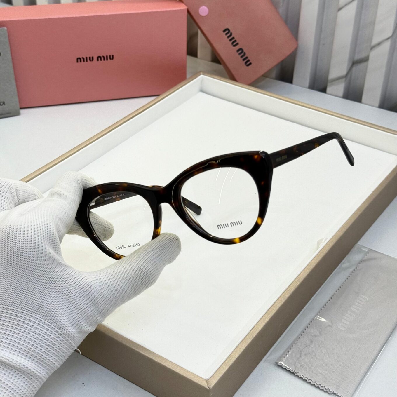 Miu Miu Cat Eye Women Optical Frame