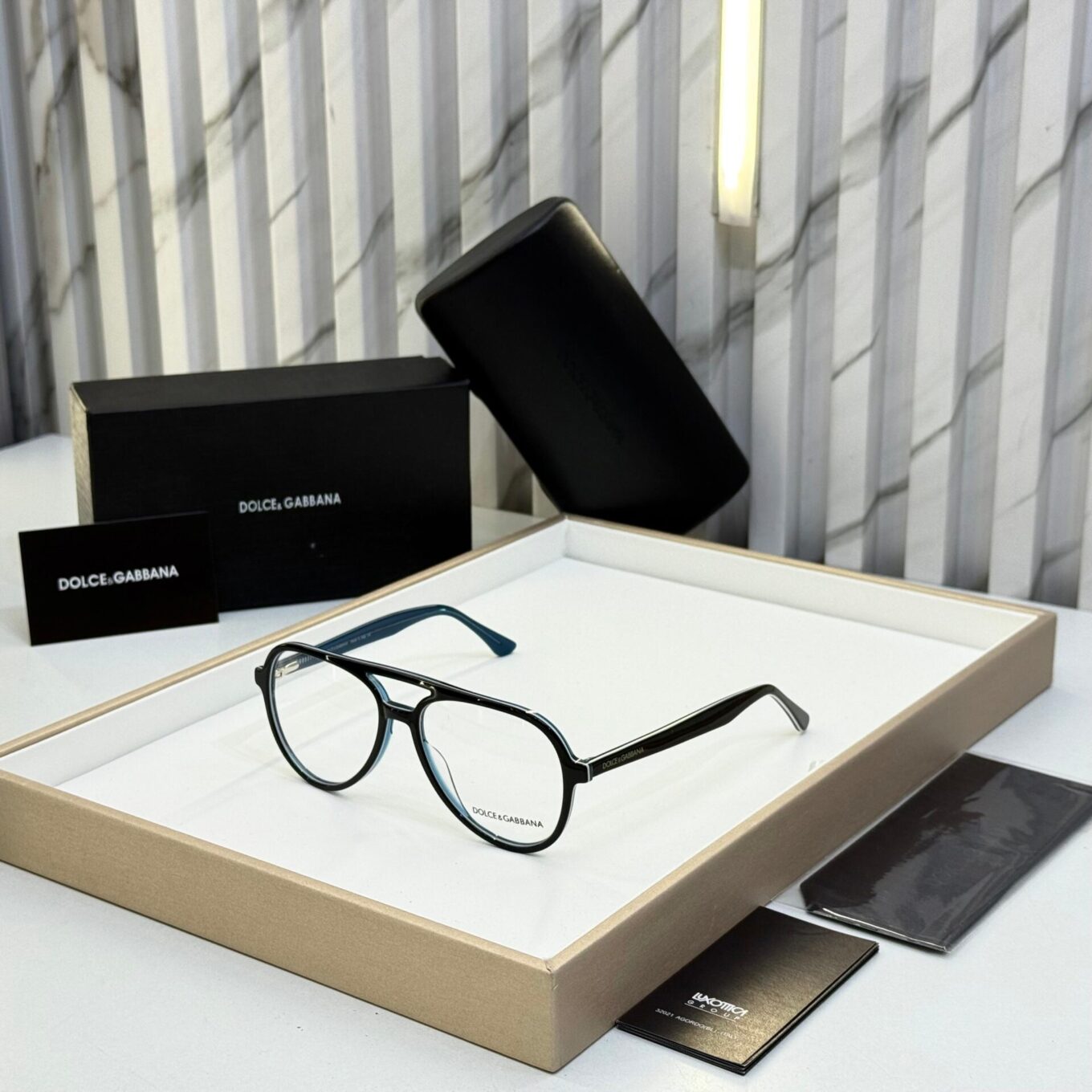 WhatsApp Image 2025-08-17 at 4.50.30 PM Dolce & Gabbana Aviator Men Eyeglasses