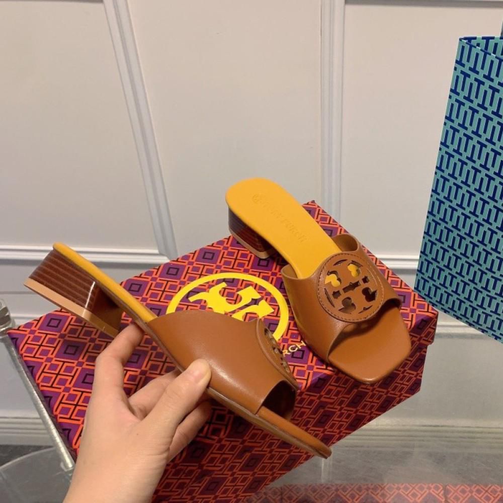 Tory Burch Bombe Miller Brown Sandal