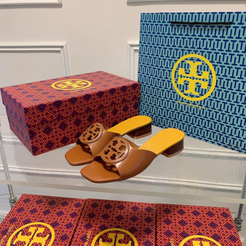 Tory Burch Bombe Miller Brown Sandal