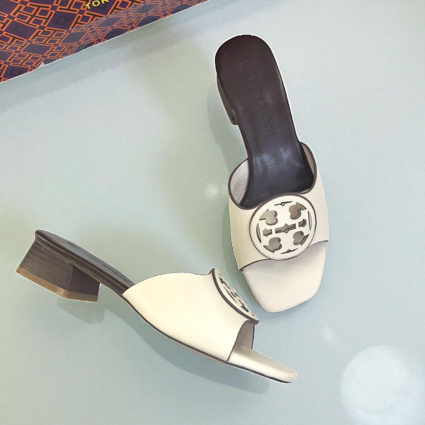 Tory Burch Bombe Miller Cream Sandal