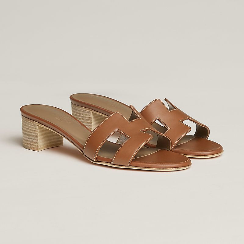 Hermes Brown Oasis Sandal