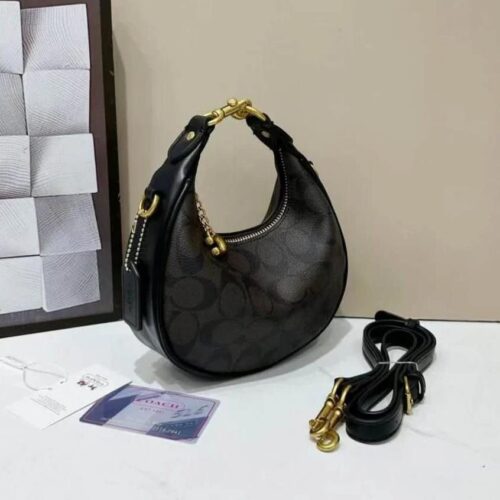 Coach Jonie Crossbody Sling Coffee black Bag (With Box)