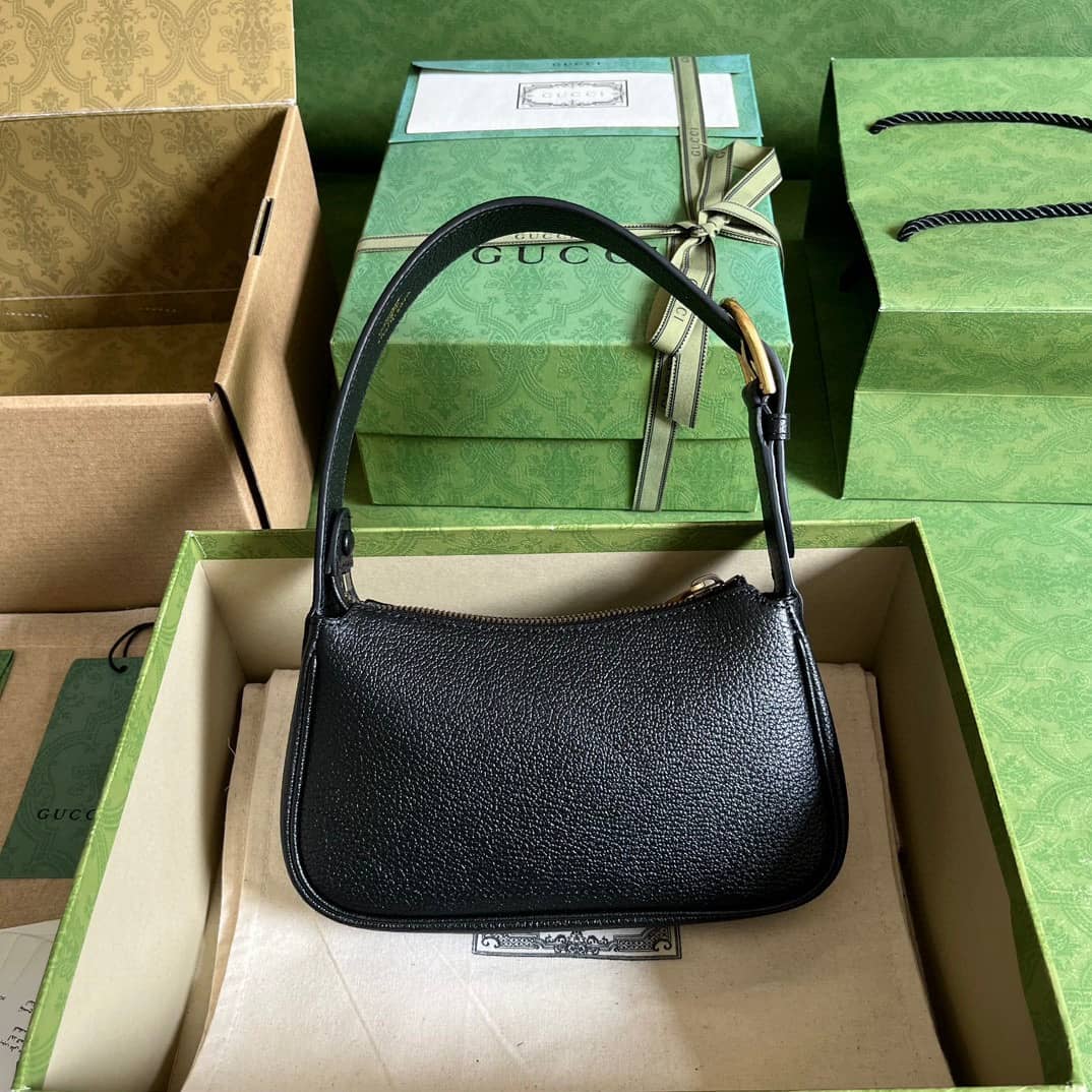 Gucci Aphrodite Black Premium Shoulder Bag (With Box)